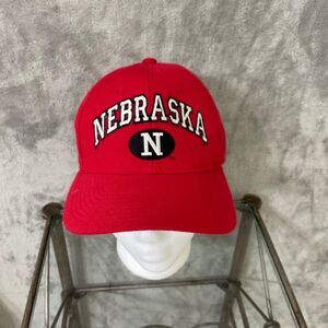 Nebraska Huskers Hat Fitted Mens 7 1/4 embroidered DH Zephya Logo cap hat